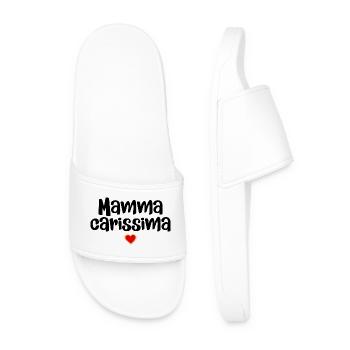 Mamma Carissima, Italia - Men’s Pool Sliders - white - Front