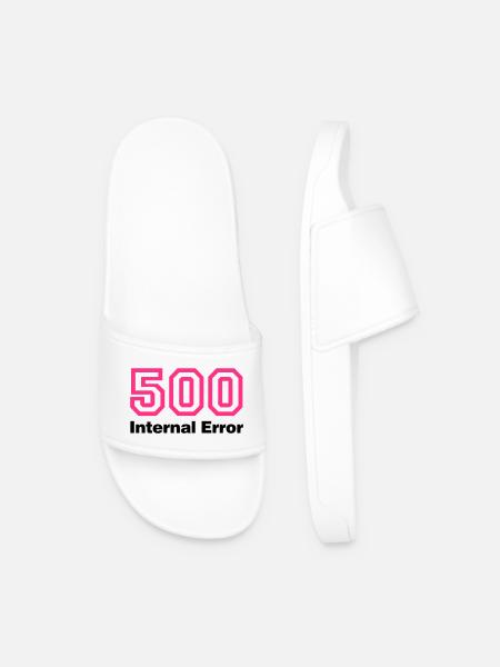 Error 500 | Fehler | Errormessage - Men’s Pool Sliders - white