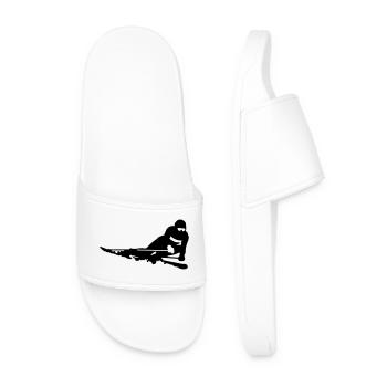 ski - Claquettes Homme - blanc - Devant