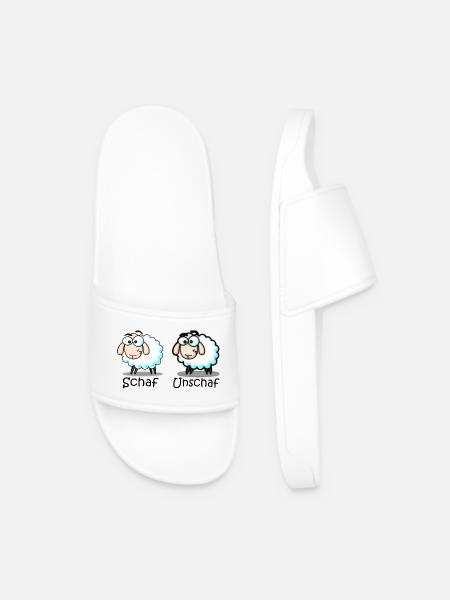 sheep - Men’s Pool Sliders - white