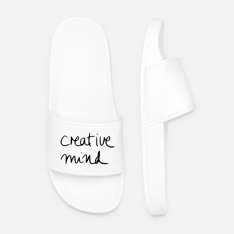 creative mind - Männer Badelatschen - Weiß