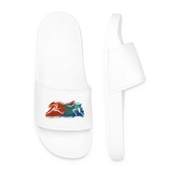Fencing - Men’s Pool Sliders - white - Front
