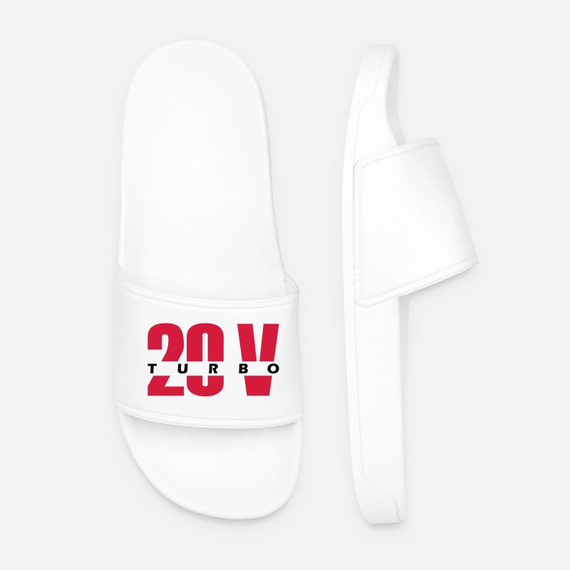 20V turbo - Men’s Pool Sliders - white