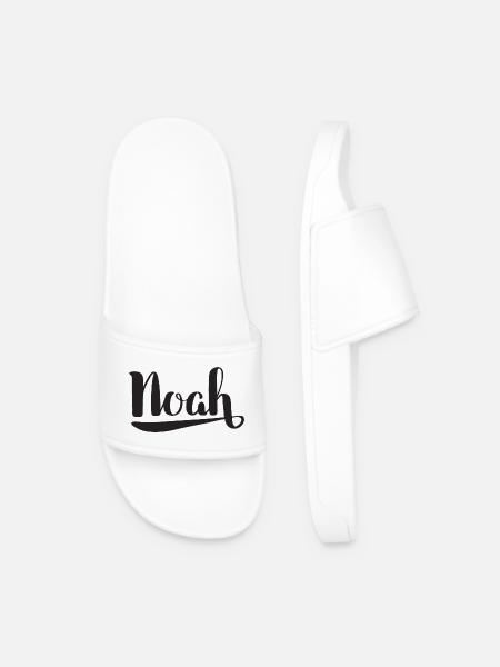 Arquetipo creativo de Noé con diseño de agua - Chanclas para hombre - blanco