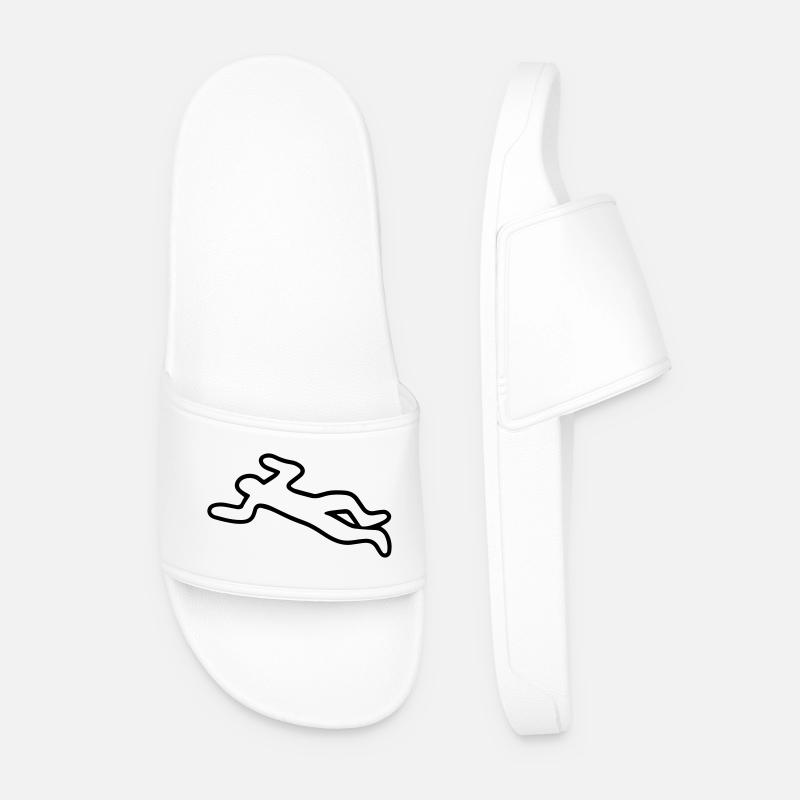Corps - Claquettes Homme - blanc