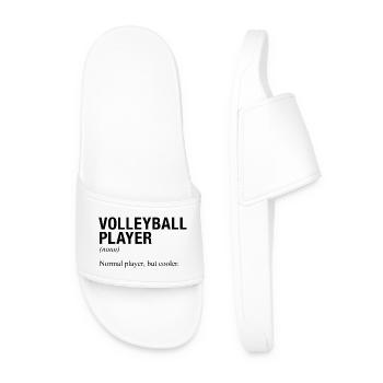 VOLLEYBALL PLAYER Volleyball game - Men’s Pool Sliders - white - Front