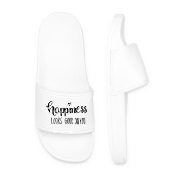 happiness looks good on you - Men’s Pool Sliders - white - Front