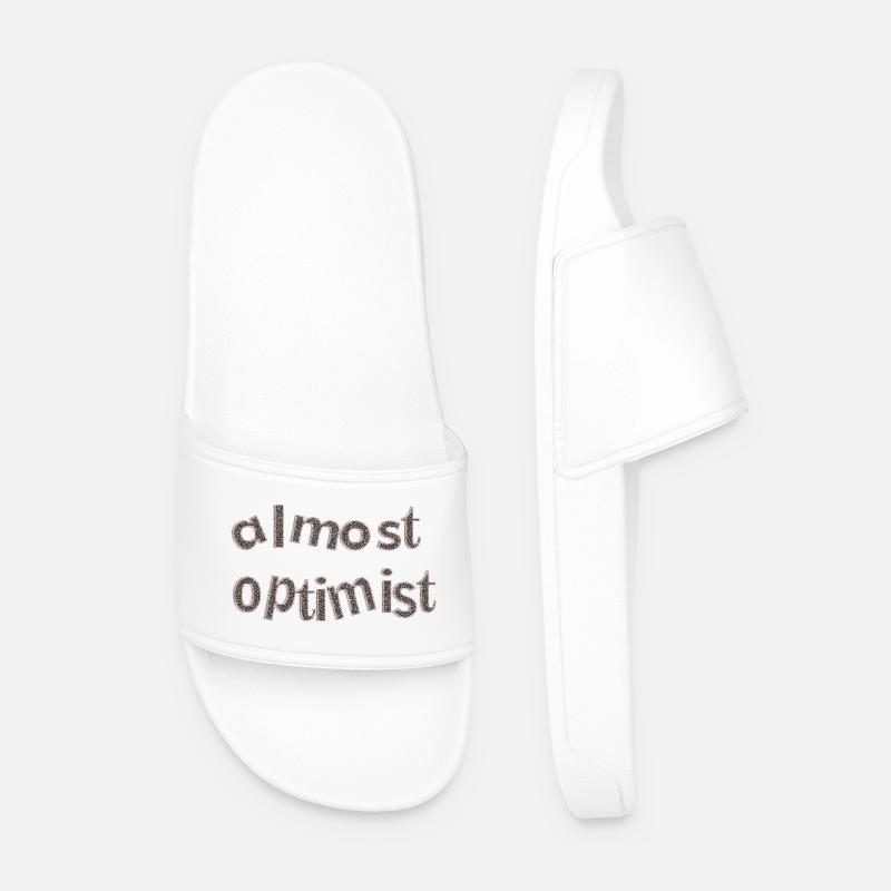 optimist - Männer Badelatschen - Weiß