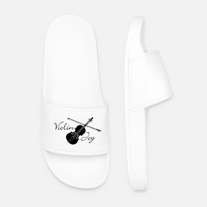 Violin joy - Men’s Pool Sliders - white