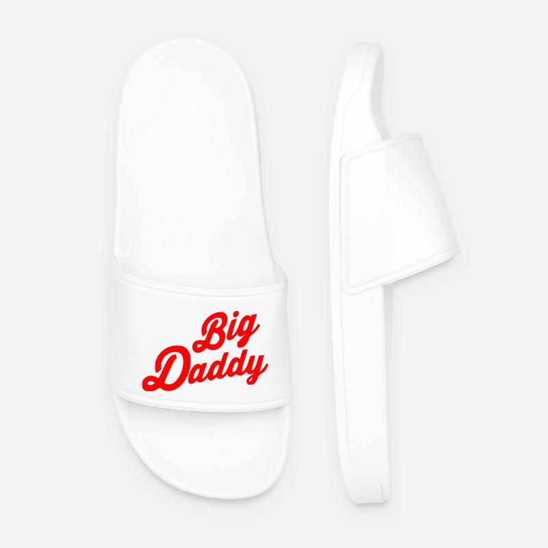 Big daddy - Männer Badelatschen - Weiß