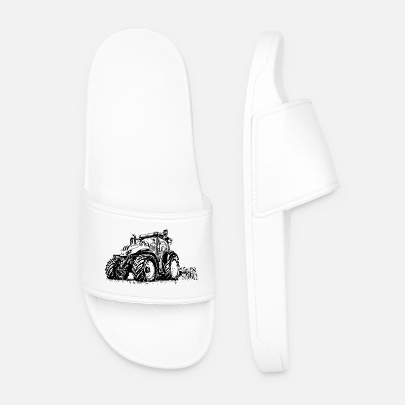 Tractor Steyr 6145 - Men’s Pool Sliders - white