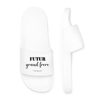 Future big brother - future big brother announcement - Men’s Pool Sliders - white - Front