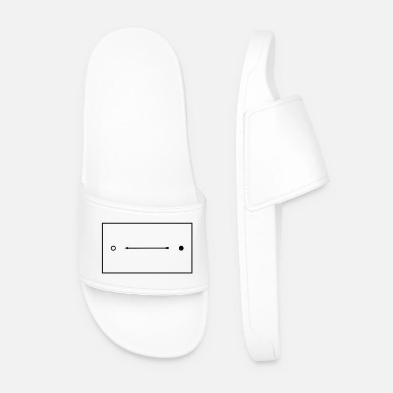 elli Pfeil - Männer Badelatschen - Weiß