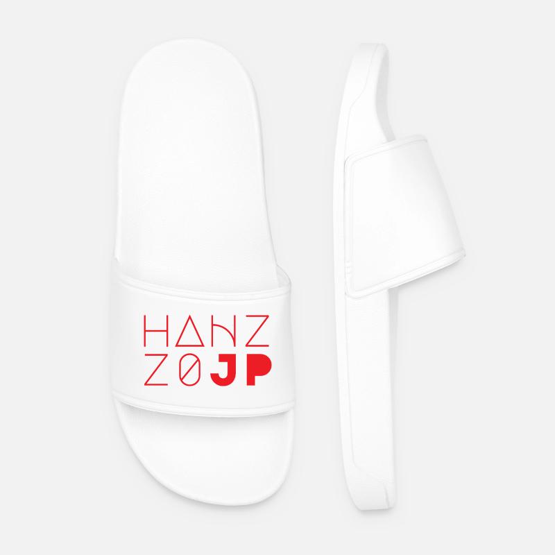 HANZZO - Men’s Pool Sliders - white