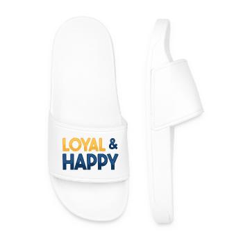 Loyal & Happy - Claquettes Homme - blanc - Devant