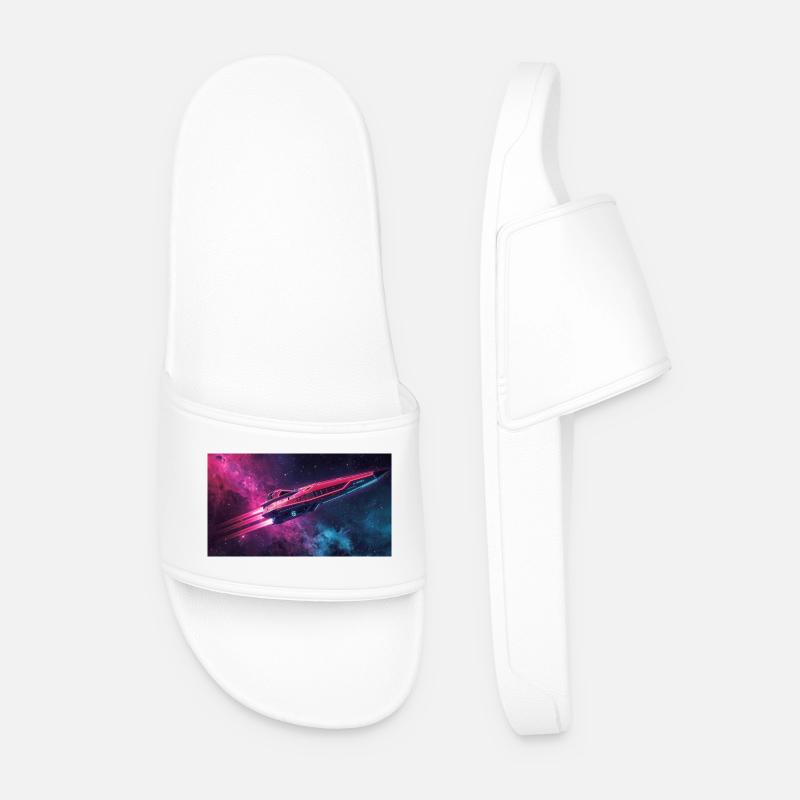 Raumschiff - Männer Badelatschen - Weiß