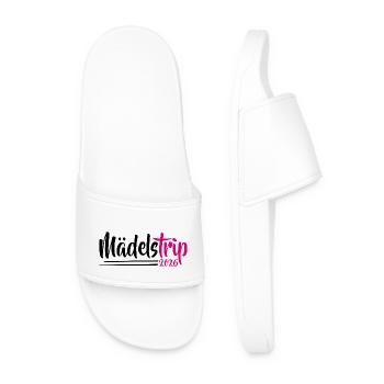 Girls Trip 2026 Girls' Tour Girls' Strip Girls' Strip - Men’s Pool Sliders - white - Front
