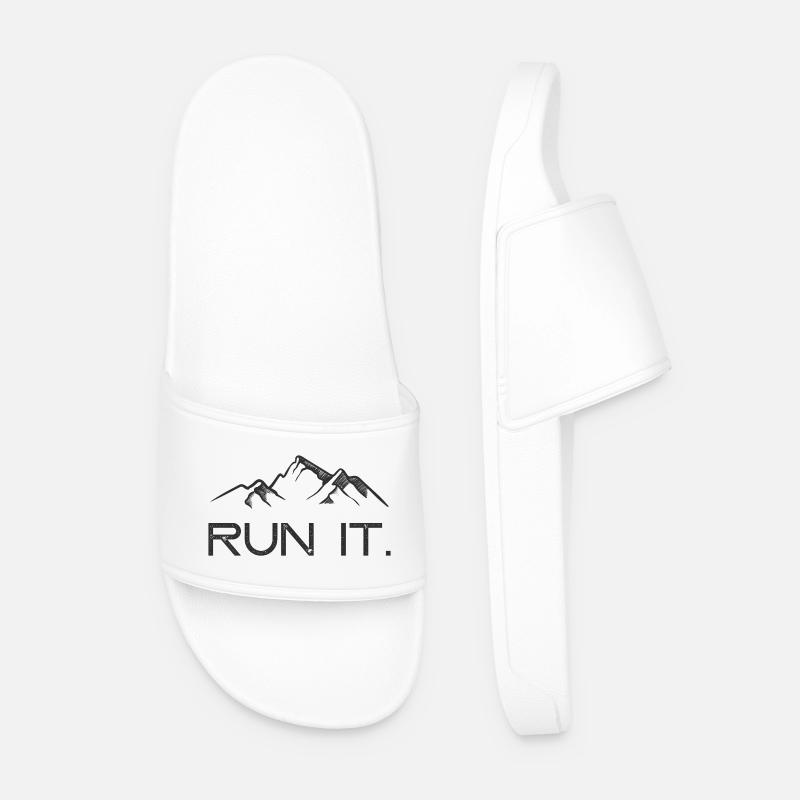 Ultra Running – Lauf es! - Männer Badelatschen - Weiß