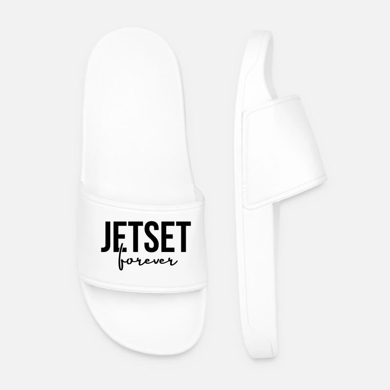 JETSET FOREVER - Men’s Pool Sliders - white