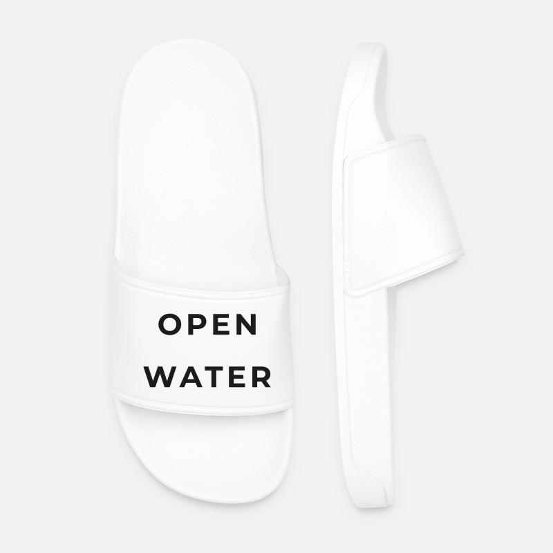 OFFENES WASSER - Männer Badelatschen - Weiß