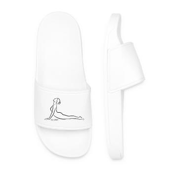 SOUL CONTOUR - Bhujangasana - Men’s Pool Sliders - white - Front