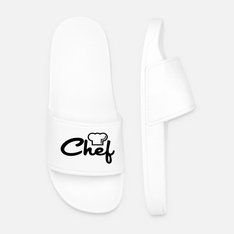 Chef de cuisine - Men’s Pool Sliders - white