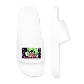 Spirit of the fire horse - Men’s Pool Sliders - white - Front