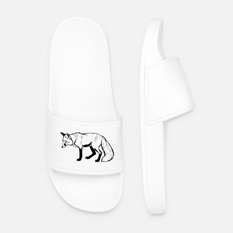 Fuchs - Männer Badelatschen - Weiß