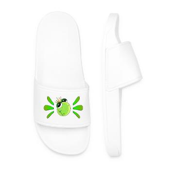 Garçon d’anniversaire Grenouille d’anniversaire - Claquettes Homme - blanc - Devant