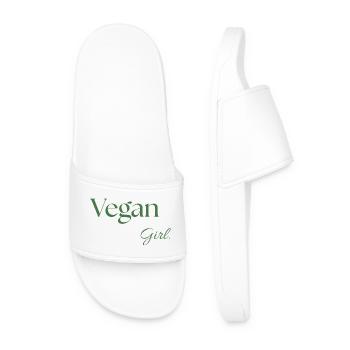 Fille Vegan. - Claquettes Homme - blanc - Devant
