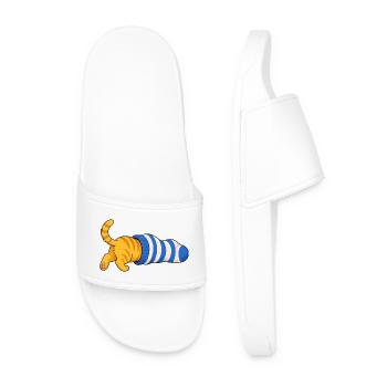 Chat dans la chaussette - Claquettes Homme - blanc - Devant