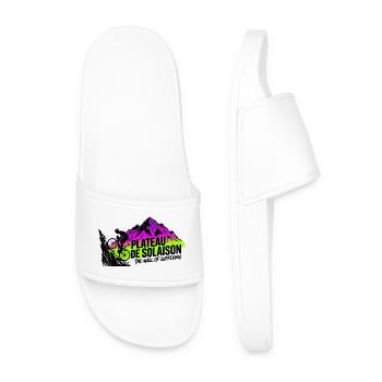 Plateau de Solaison Wall of Suffering Tee - Men’s Pool Sliders - white - Front