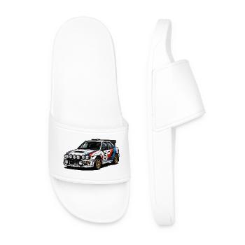 Rally Bolide No.5 with Stripes - Men’s Pool Sliders - white - Front