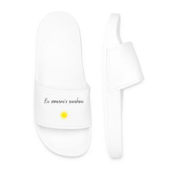 Be someone's sunshine - Men’s Pool Sliders - white - Front
