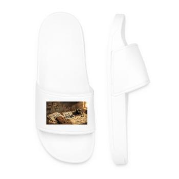 Bonnie & Clyde From Outlaws to American Legends - Men’s Pool Sliders - white - Front