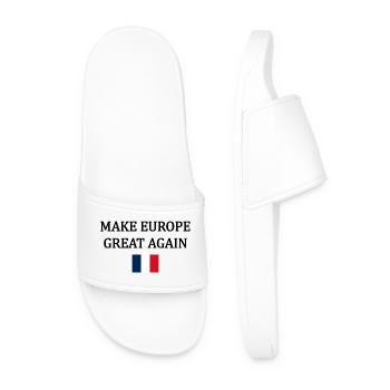 Make Europe Great Again – France - Men’s Pool Sliders - white - Front
