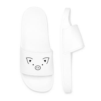Porcs truies - Claquettes Homme - blanc - Devant