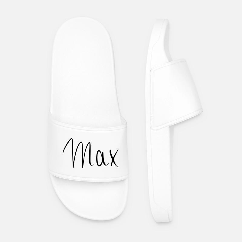 Max - Men’s Pool Sliders - white