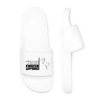 ÉQUIPE Finlandais Laponie Chien Chiens Wilsigns - Claquettes Homme - blanc - Devant