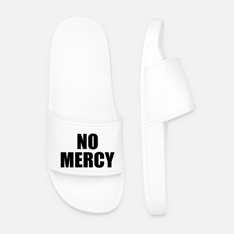 No mercy - Männer Badelatschen - Weiß