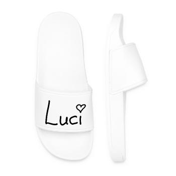 Luci - Männer Badelatschen - Weiß - Vorne