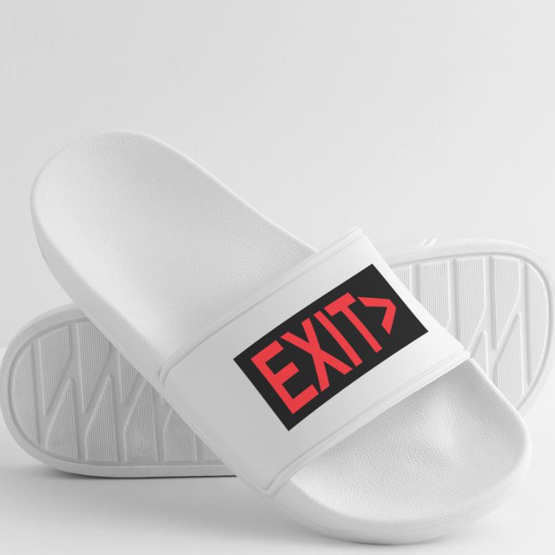 Exit / Exit / Emergency Exit Men’s Pool Sliders