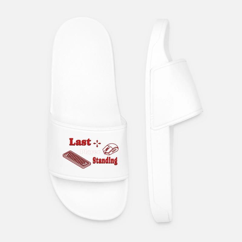 Last Player Standing - Männer Badelatschen - Weiß