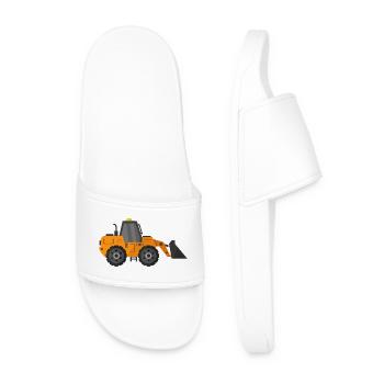 Excavator - Men’s Pool Sliders - white - Front