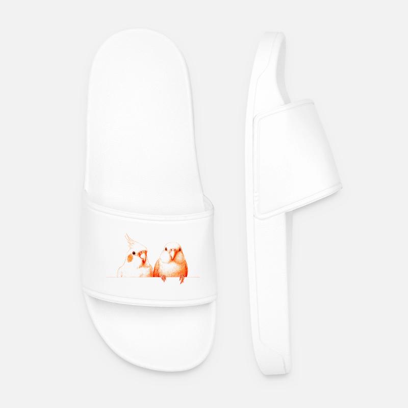 Birdies - Männer Badelatschen - Weiß