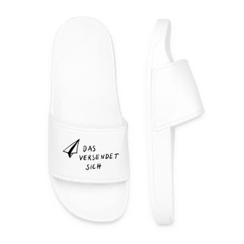 This is sent - Men’s Pool Sliders - white - Front