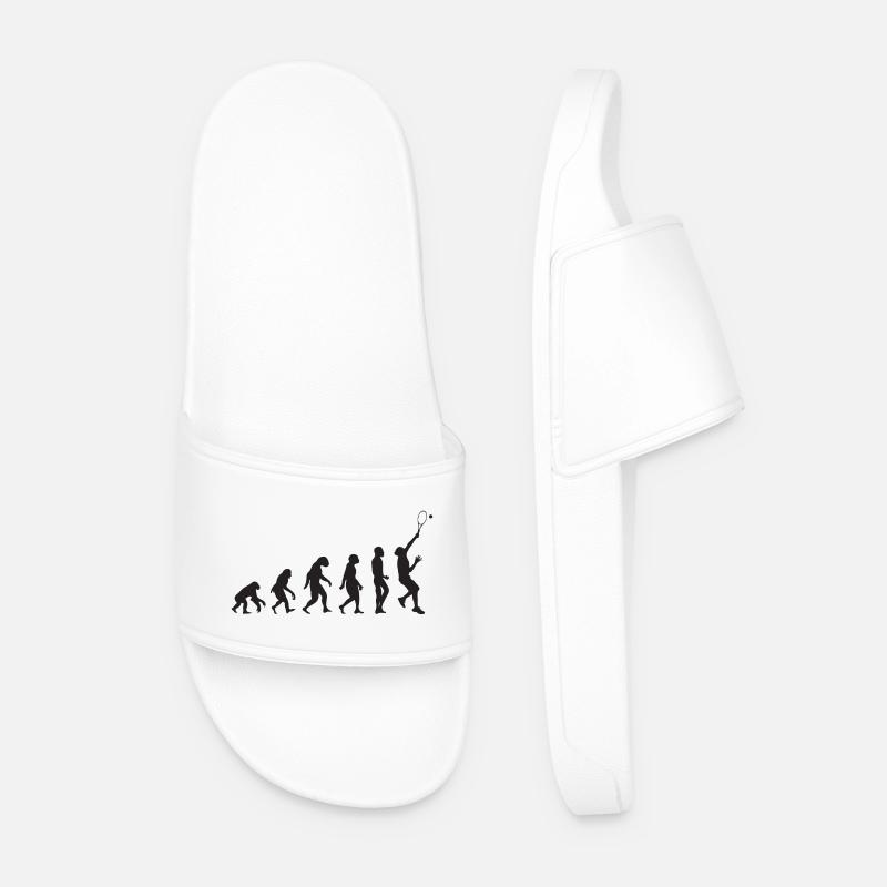 Tennis Evolution - Men’s Pool Sliders - white