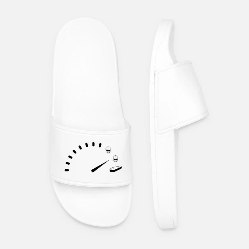 Speeding - Men’s Pool Sliders - white