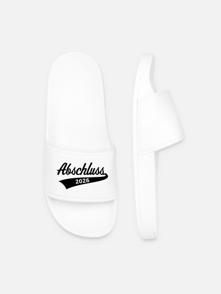 Graduation 2026 (Graduation / Black) - Men’s Pool Sliders - white