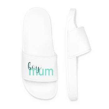 Maman garçon de la fête des mères - Claquettes Homme - blanc - Devant